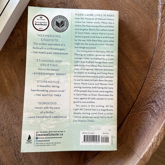 2/$15 All The Light We Cannot See - Anthony Doerr - Picture 2 of 2